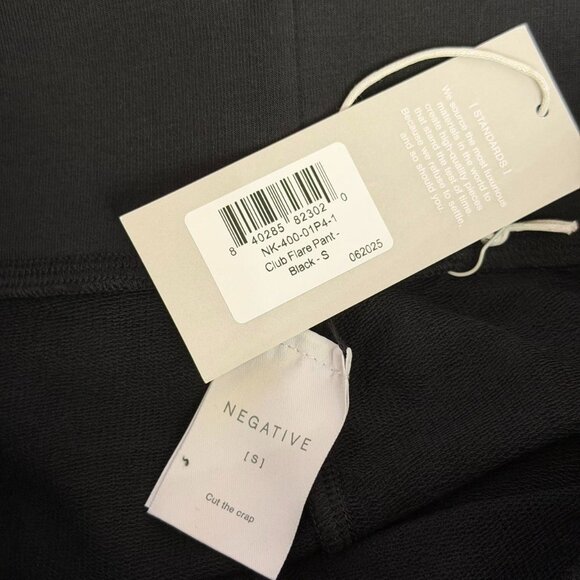 Negative Underwear Club Flare Pant in Black, Size Small - Picture 6 of 8